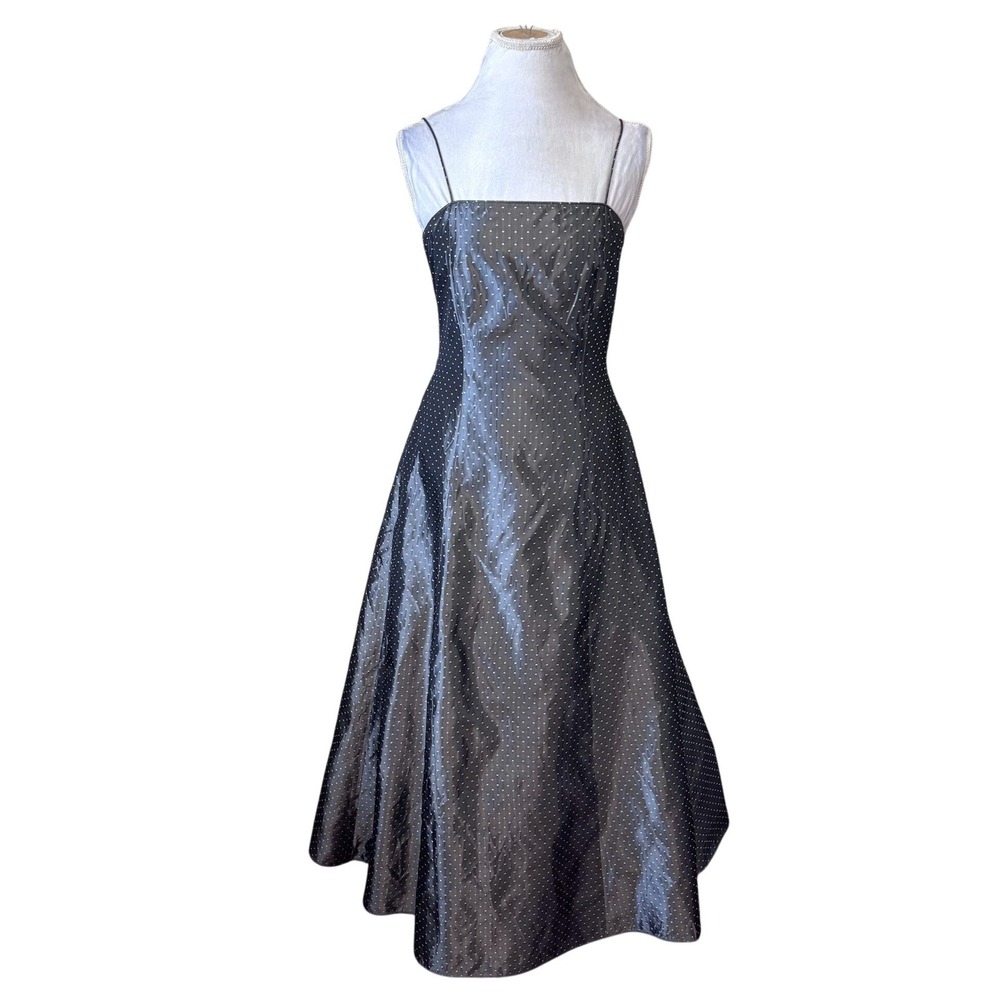Alex Evenings Vintage Y2K Whimsigoth Gown 10P Metallic 90s Grunge Prom Dress